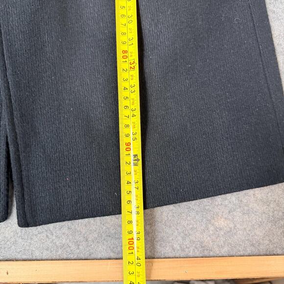 Black Rivet Pea Coat Mens Wool Blend Button Front Layered Warm Lined Size Small - Picture 13 of 13